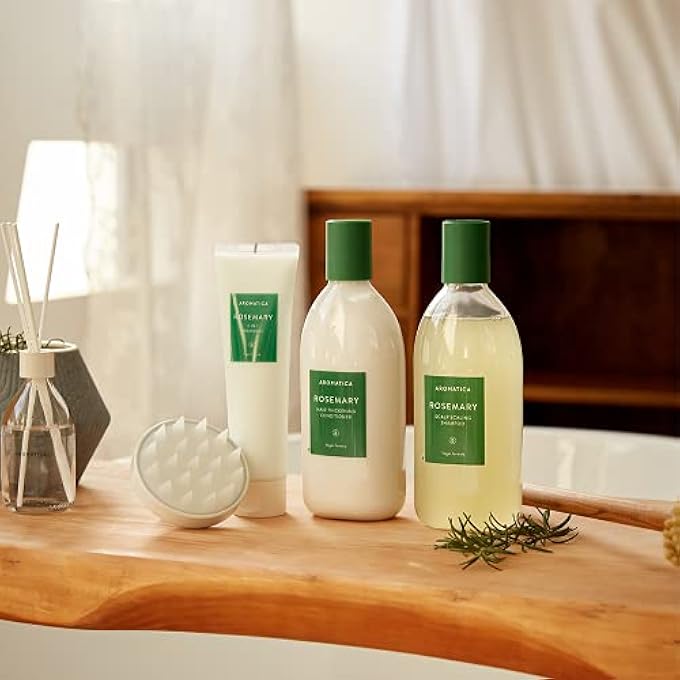 AROMATICA ROSEMARY THICKENING CONDITIONER VEGAN, GROWTH STIMULATING CONDITIONER FOR MEN AND WOMEN, VOLUMIZING AND PURIFYING -384G / 400ML - Image 3